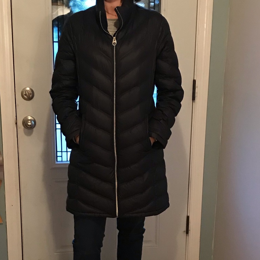 Calvin Klein packable long coat